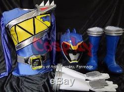 Power Rangers Blue Dino Charge Costume Cosplay Aniki