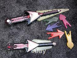 100% complete DX Power Rangers Time Force Chrono Saber roleplay cosplay Weapon