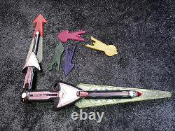 100% complete DX Power Rangers Time Force Chrono Saber roleplay cosplay Weapon