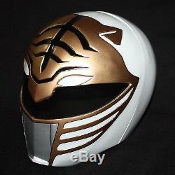 11 Costume Cosplay Mask Mighty Morphin White Tiger Power Ranger Helmet