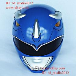 11 Halloween Costume Cosplay Mask Mighty Morphin Blue Power Ranger Helmet PR14