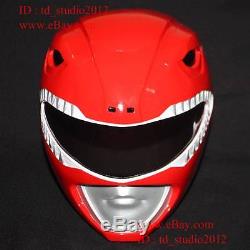 11 Halloween Costume Cosplay Mask Mighty Morphin Red Power Ranger Helmet PR02