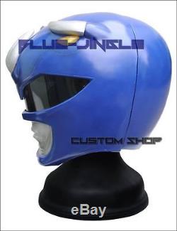 11 Wearable Blue Mighty Morphin Power Rangers Helmet Cosplay Prop Costume Mmpr
