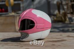 11 Wearable Mighty Morphin Pink Power Ranger Cosplay Helmet (stunt casted)