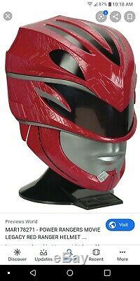 11 scale cosplay Mighty Morphin Power Rangers Legacy Red Ranger helmet