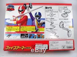 1990 Bandai Sentai Fiveman Five Red Blue Weapon Set NMIB Power Rangers Cosplay