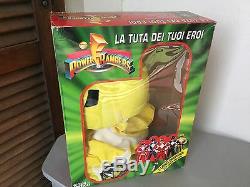 1994#bandai Power Rangers Costume Cosplay Yellow Ranger Giochi Preziosi