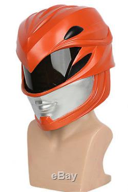 2017 Movie Power Rangers Version Red Ranger Helmet Cosplay Costume Props XCOSER