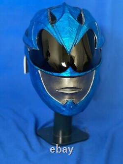 2017 Power Rangers Helmet cosplay prop! 2017 blue ranger collectible helmet 11