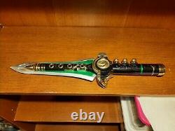 24k green power ranger legacy dragon dagger