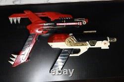 2 Power Rangers Blasters Role Play Cosplay Red and White