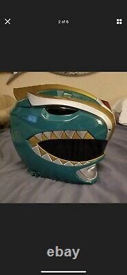ANIKI Green Power Ranger Cosplay Helmet BITS Version