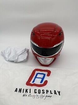 ANIKI Red MMPR Power Ranger Cosplay Helmet Mask Collectible Replica