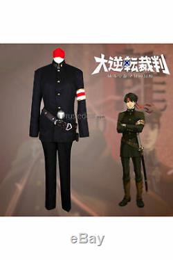 Ace Attorney Kazuma Asgi Kazuma Asogi Cosplay Costume