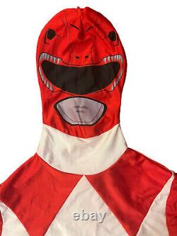 Adult Red Power Ranger Costume for Men, Halloween Costume Cosplay