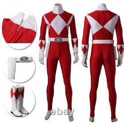 Adult red power rangers suit from One hero suits