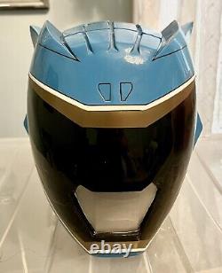 Aniki Cosplay Dino Charge Aqua Ranger Cosplay Helmet (Damaged)