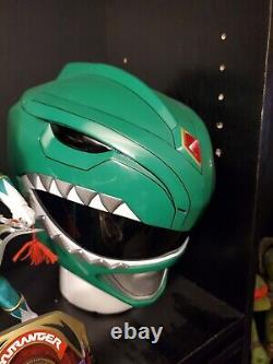 Aniki Cosplay Helmet Green Ranger Signed By Jdf