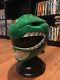 Aniki Cosplay Mighty Morphin Power Rangers Green Ranger Helmet NEW Signed