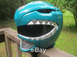 Aniki Cosplay Mighty Morphin Power Rangers Green Ranger Helmet Prop Cosplay 11