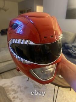 Aniki Cosplay Mighty Morphin Power Rangers Red Ranger Cosplay Helmet
