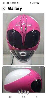 Aniki Cosplay Pink Ranger Helmet