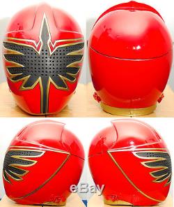 Aniki Cosplay Power Rangers Mystic Force Red Magiranger helmet