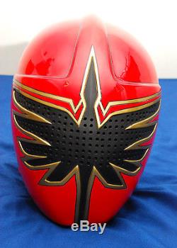Aniki Cosplay Power Rangers Red Mystic Force Magiranger Magired helmet boots