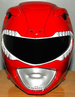 Aniki Cosplay Power Rangers Zyuranger Tyranno Red Ranger helmet
