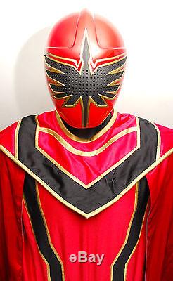Aniki Cosplay Rav Seams Power Rangers Mystic Force Red Magiranger suit costume