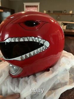Aniki Cosplay Red Mighty Morphin Power Rangers helmet