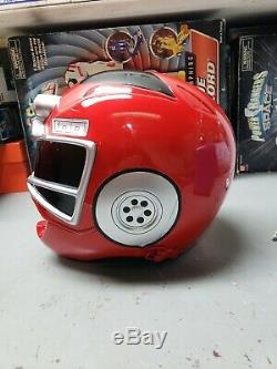 Aniki Cosplay Red Power Rangers Turbo Helmet Tommy