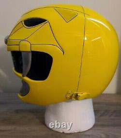 Aniki Cosplay Yellow Mighty Morphin Power Rangers Helmet Prop Zyuranger READ DES