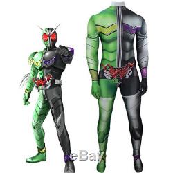 Anime Power Rangers Masked Rider Kamen Ride Cosplay Costume Tight Jumpsuit Adult