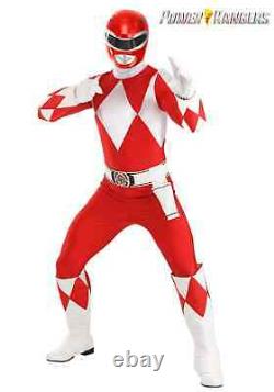 Authentic Adult Power Rangers Red Ranger Costume