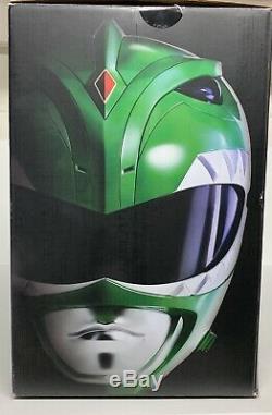 Authentic New In Box Ban-dai Wearable Green Power Ranger Helmet! Cosplay