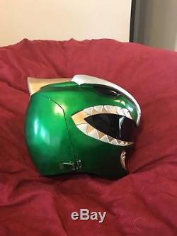 BITS Mighty Morphin Power Rangers Green Ranger Helmet Prop Cosplay 11
