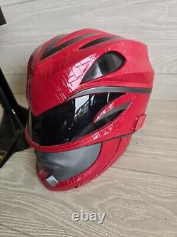 Bandai 2017 Red Power Ranger 11 Roleplay Helmet Saban's MMPR Movie Cosplay
