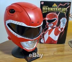 Bandai Legacy Red Power Ranger Helmet 11 Scale Cosplay