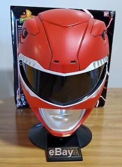 Bandai Legacy Red Power Ranger Helmet 11 Scale Cosplay