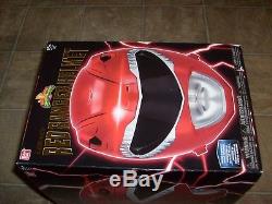Bandai Legacy Red Ranger Helmet POWER RANGERS Full Size 11 MIB Cosplay Costume