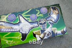 Bandai MMPR Power Rangers Legacy Cosplay White Ranger Electronic Sword Saba New