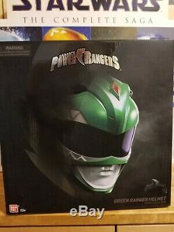 Bandai Mighty Morphin Power Rangers Legacy Green Ranger Helmet 11 Scale Cosplay