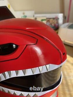Bandai Mighty Morphin Power Rangers Legacy Red Ranger Helmet 11 Cosplay