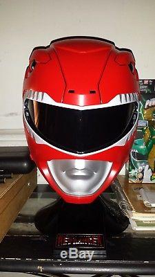 Bandai Mighty Morphin Power Rangers Legacy Red Ranger Helmet Cosplay Costume