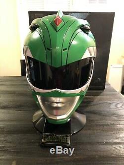Bandai Power Ranger MMPR Legacy Green Ranger Helmet Cosplay 11 TV Prop