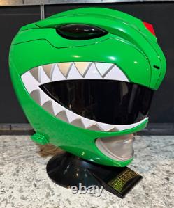 Bandai Power Rangers Legacy Green Helmet Open Box COMPLETE PRISTINE