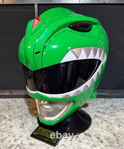 Bandai Power Rangers Legacy Green Helmet Open Box COMPLETE PRISTINE