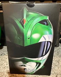 Bandai Power Rangers Legacy Green Helmet Open Box COMPLETE PRISTINE