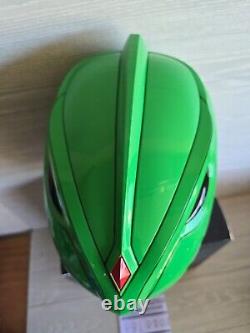 Bandai Power Rangers Mighty Morphin Legacy Ranger Helmet Green With Box Cosplay